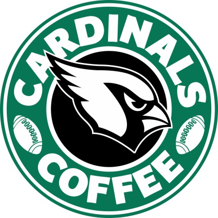 Arizona Cardinals starbucks coffee logo vinyl decal